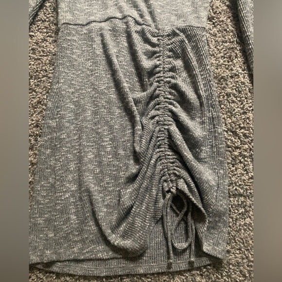 Xhilaration Gray Long Sleeve Dress - Picture 2 of 4